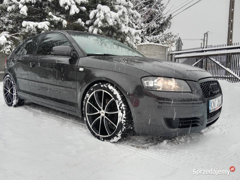 Sprzedam audi a3 8 p 20tdi 2007 r stan igła isofix Myślenice