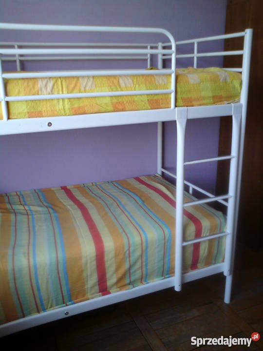 Łóżko piętrowe metalowe IKEA 207cm wielkopolskie Poznań