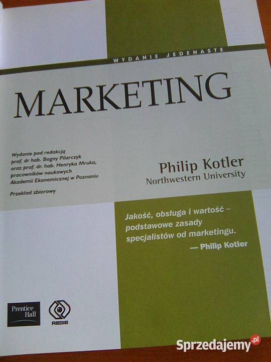 Philip Kotler Marketing wydanie jedenaste Warszawa