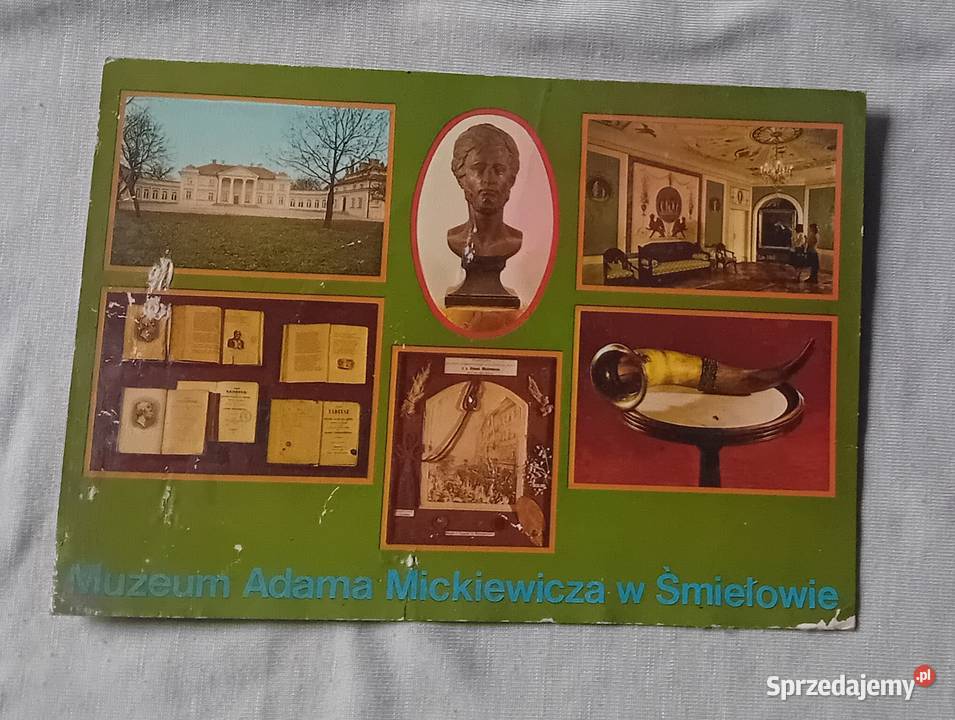 Pocztówka Muzeum Adama Mickiewicza w Śmiełowie Koźminek sprzedam