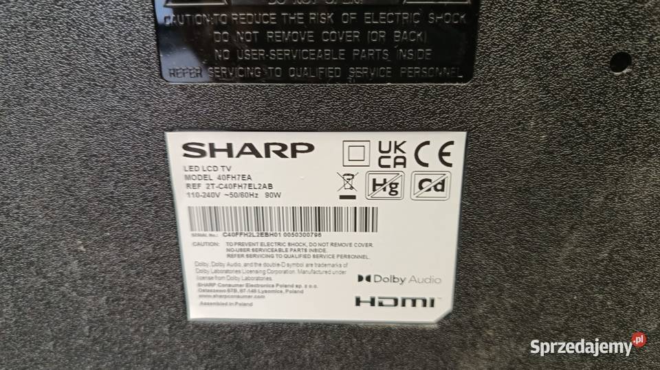 Telewizor SHARP 40 LED Smart TV Katowice