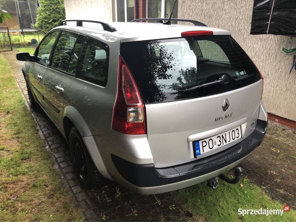 Renault Megane 15d Kombi GrandTour srebrny Poznań