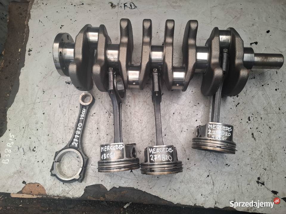 MERCEDES W204 18 CGI 271820 wal korbowy tłok świętokrzyskie Kielce sprzedam