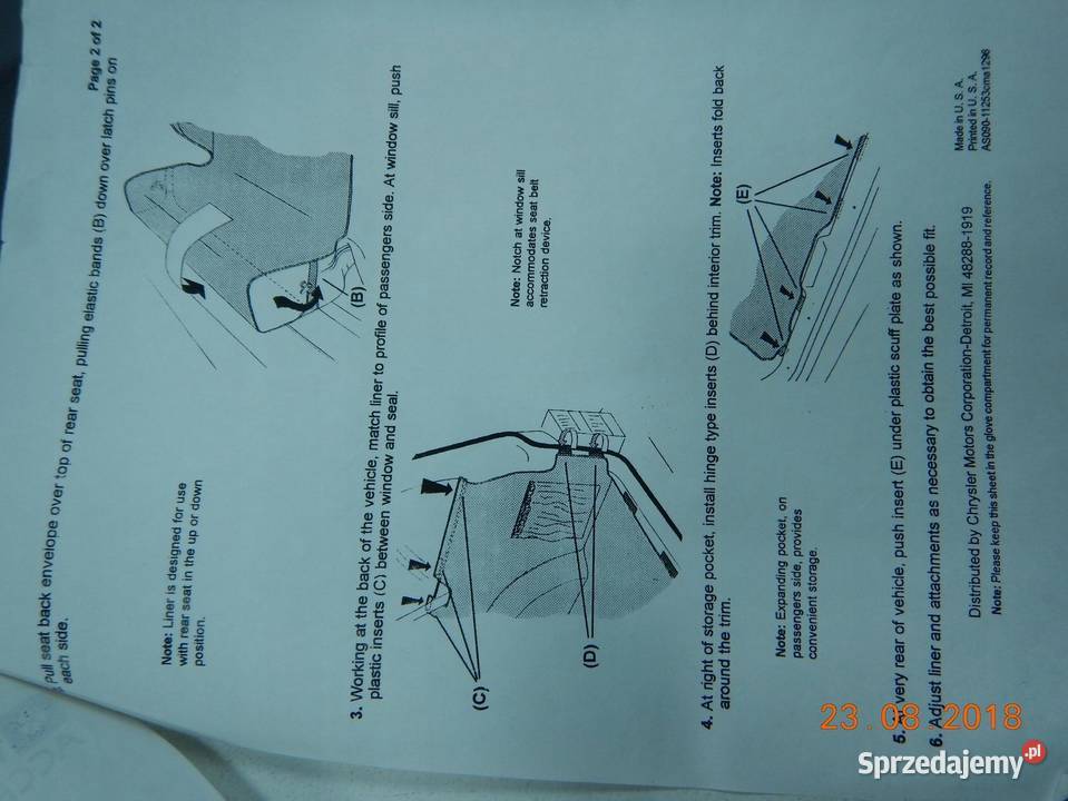 POKROWIEC BAGAŻNIKA CHEROKEE 4 DRZWIOWY