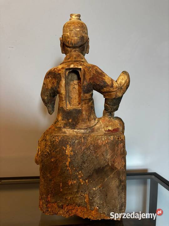 Figurka rzeźba drewniana cesarski dygnitarz