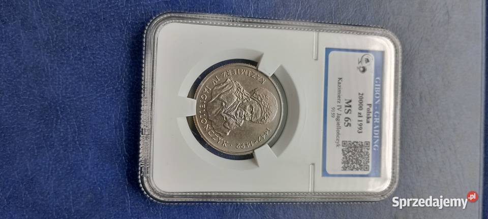 Stare monety 20 000 złotych 1993 Jagiellończyk sprzedam