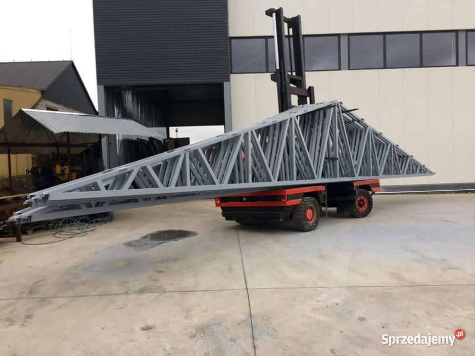 Blaszana montowana hala 1333 m biała Kraków