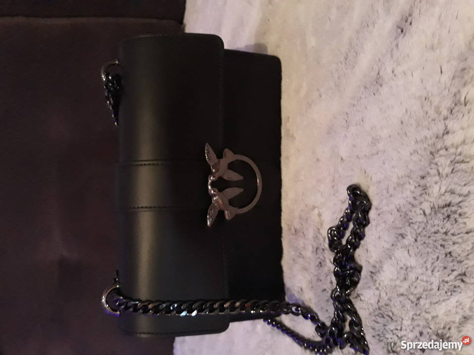 Torebka czarna PINKO skóra Kalisz