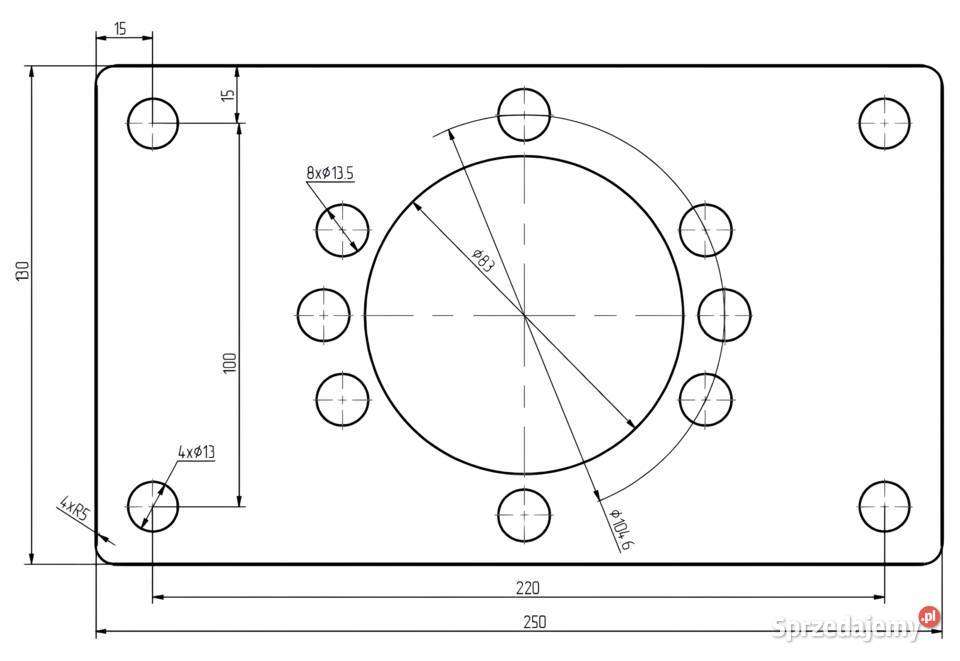 Silnik Hydrauliczny 25 3 GR2 Mocowanie Kołnierz Hydraulika Solec Kujawski
