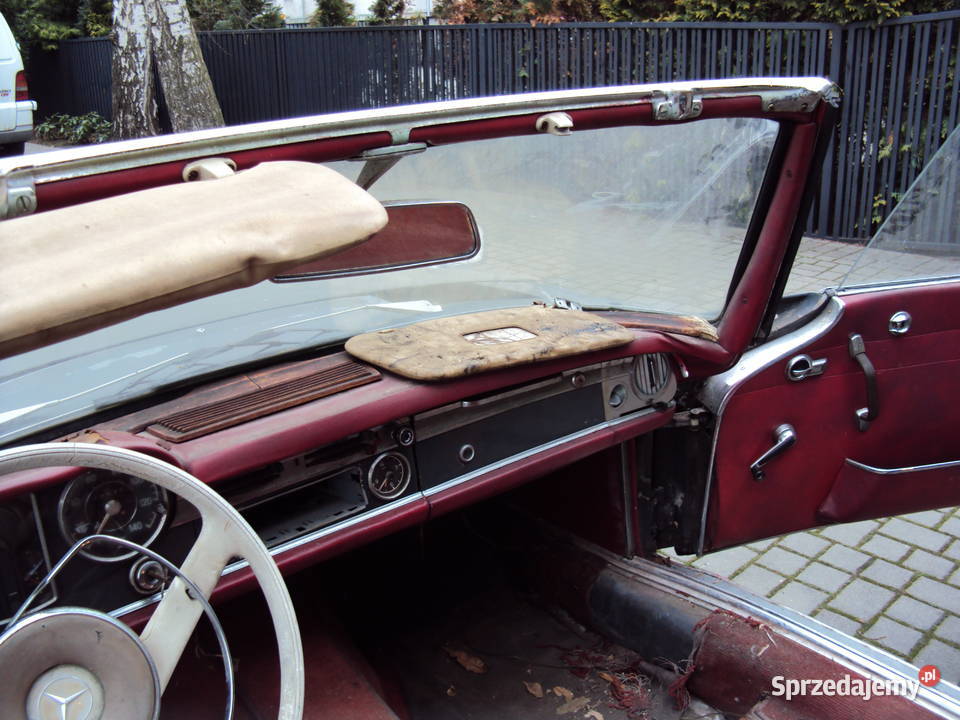 MercedesBenz 230sl W113 Pagoda do remontu wielkopolskie Ostrów Wielkopolski