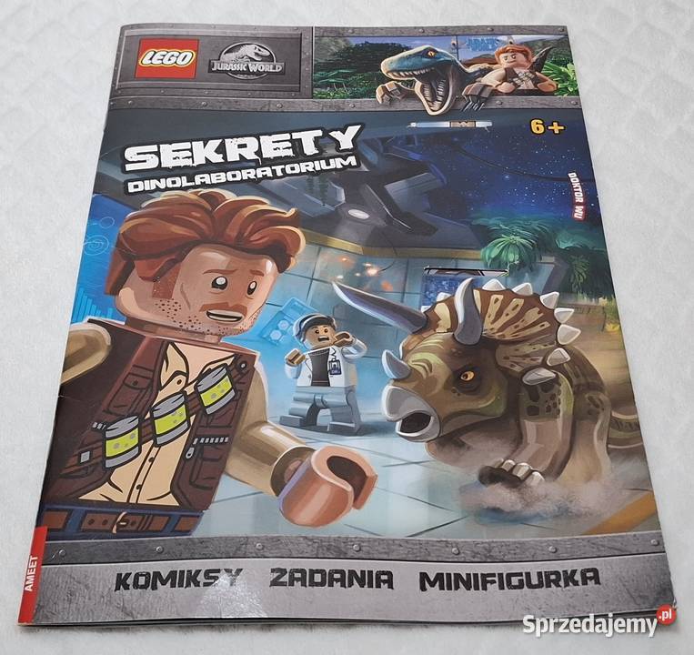 Lego Jurassic World Sekrety dinolaboratorium Czasopisma Czeladź