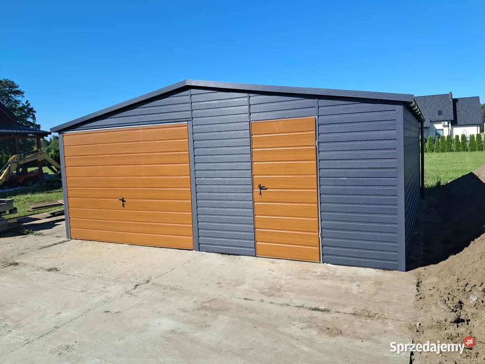Garaż blaszany Wzmocniony PROFILAMI Producent