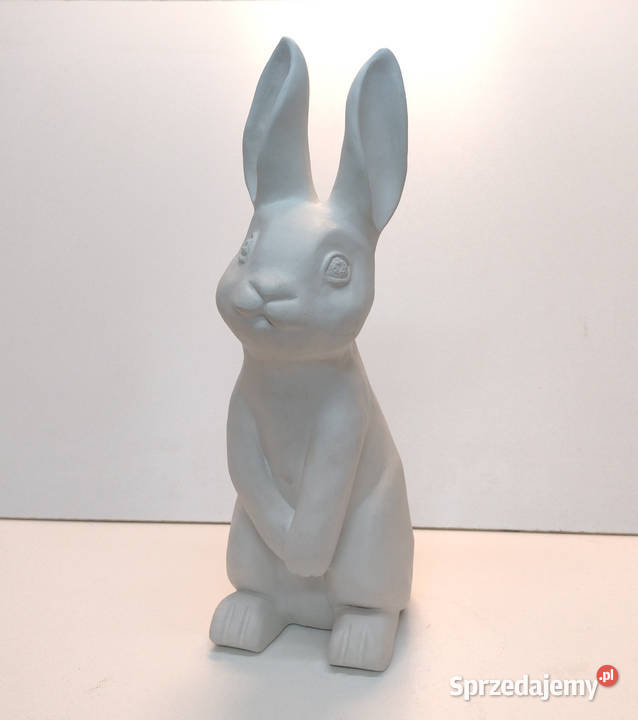 Duży Zając WIELKANOCNY 38 Figura Rzeźba Zajączek Przemyśl
