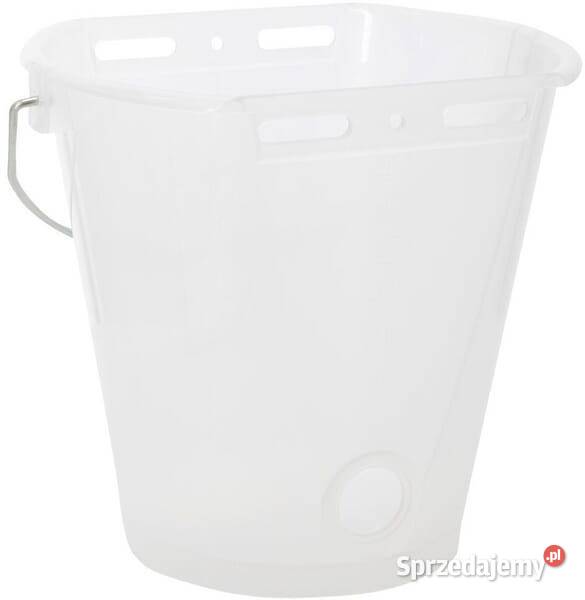 Wiadro do karmienia białe przezroczyste 8 l Pozostałe