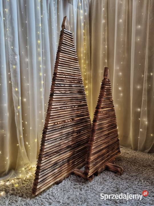 Ekologiczna choinka z drewna opalanego 160 Boże Narodzenie śląskie Kalety