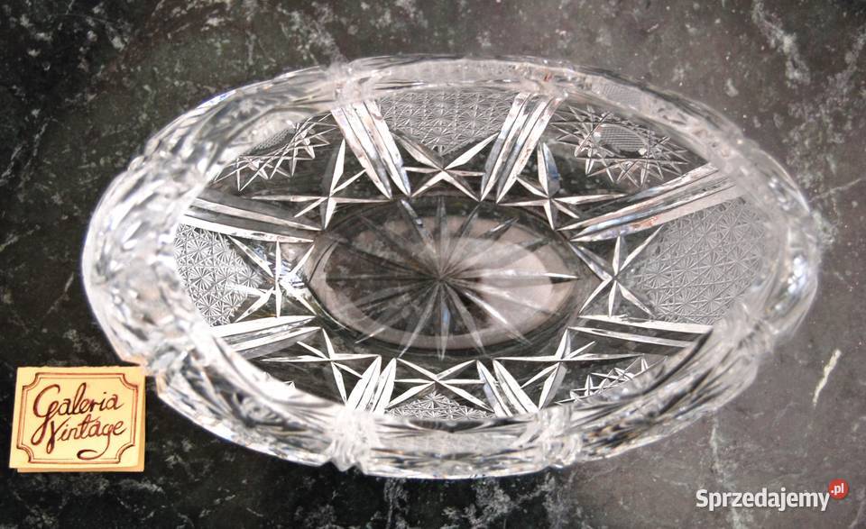 Miska kryształowa koszyk koszyczek kryształ Lublin