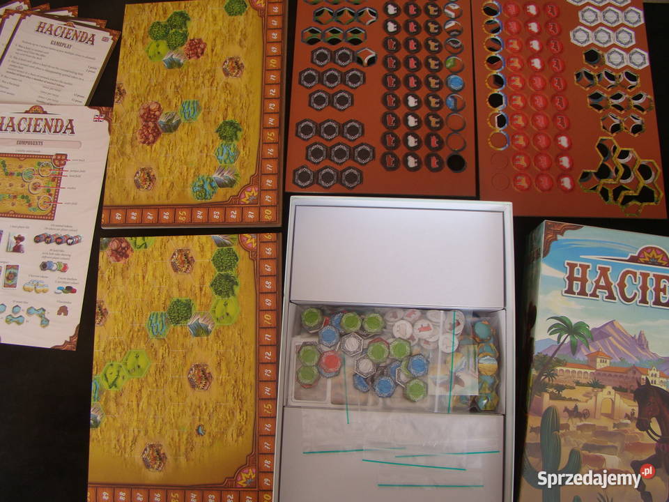 Hacienda druga edycja gra Wolfgang Kramer el tylko instrukcja Towarzyskie Gdynia