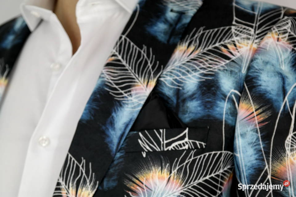 Giovanni Pera marynarka męska w pióra rozmiary Ostrów Wielkopolski