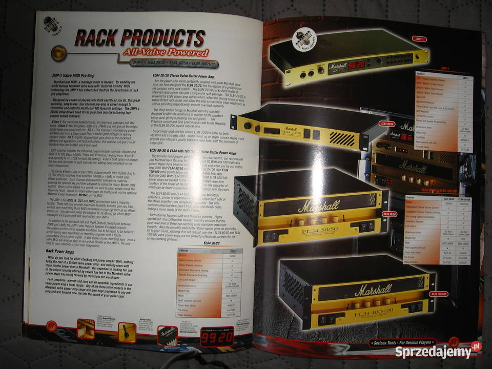 Marshall Amps 1998 Guitar Products Catalog Kępice