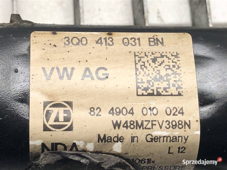 AMORTYZATOR LEWY PRZÓD ZE SPRĘŻYNĄ VW PASSAT B8 Części samochodowe