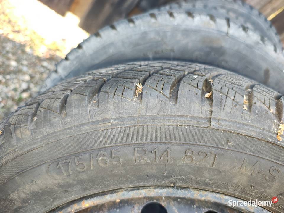 opony zimowe z felgami citeoen C2 c3 peugeot 206 Opony i felgi Stopnica