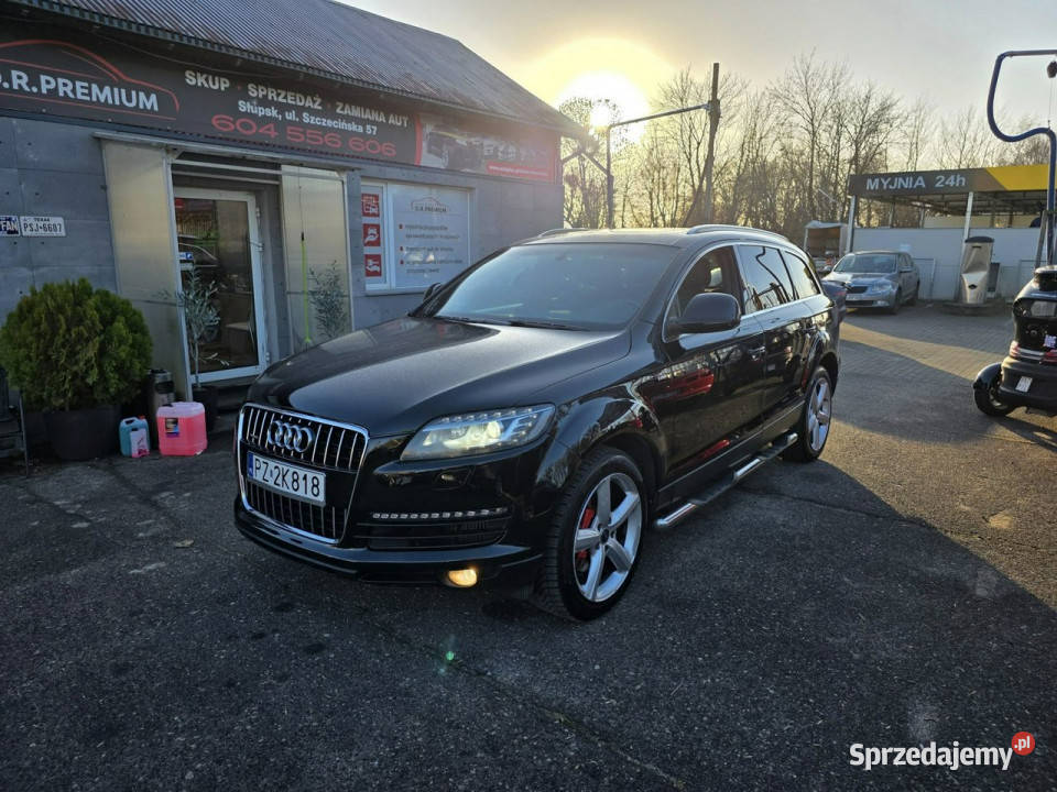 Audi Q7 30 TDI 240 Quattro Sline Automat Alu 20 wielofunkcyjna kierownica Q7 Słupsk sprzedam