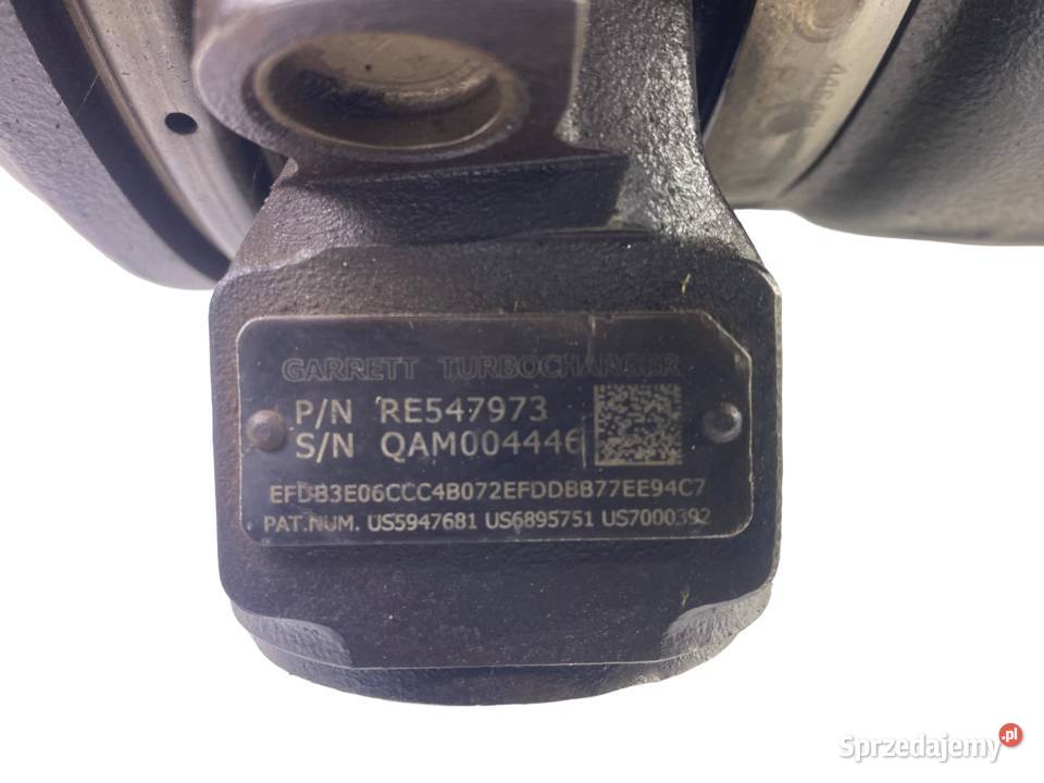TURBOSPRĘŻARKA REMAN RE547973 SE502717 SE502593 sprzedam