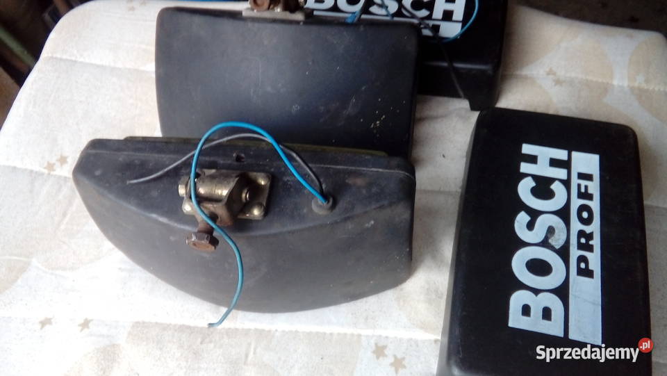 Duże halogeny Bosch z osłonami Miłków