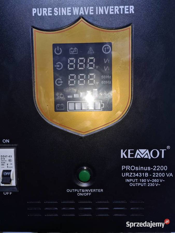 ZASILACZ AWARYJNY PRZETWORNICA UPS SINUS mazowieckie Gośniewice