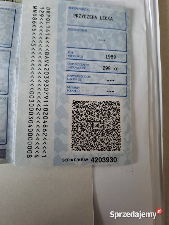 Sprzedam 2 przyczepki Nowy Dwór Mazowiecki