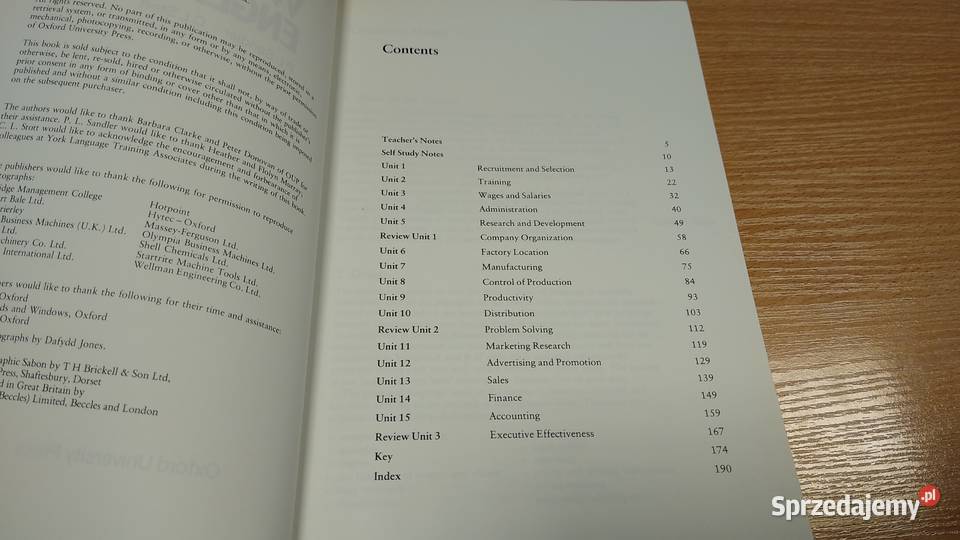 Manage with English P L Sandler C L Stott ISBN 0194513173 Gdańsk sprzedam