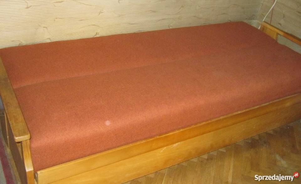 Wersalka kanapa lata 60te prod Spółdz ŁAD proj 65cm