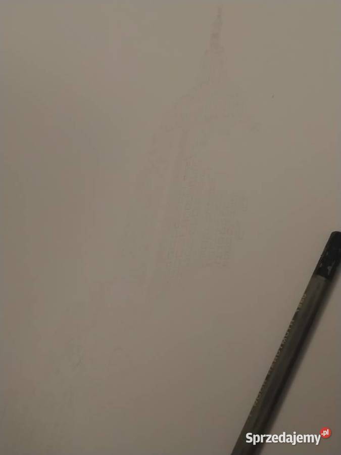 Rysunek Empire State Building cienk blok t A3 Warszawa