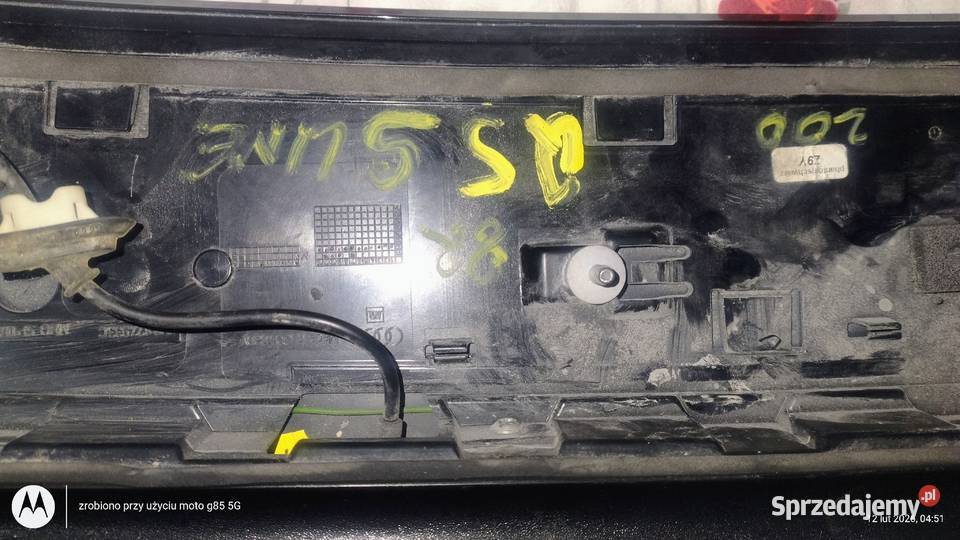 Spoiler tylnej klapy Audi Q7 8 RS line rsq 5 sprzedam