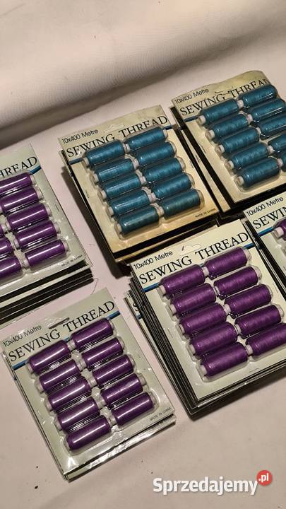 Zestaw nici do szycia 4x10 sztuk Brwinów