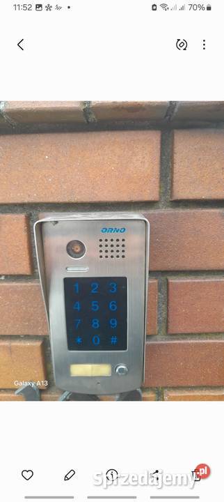 Wideodomofon ORNO ORVIDVT1014 Instalacje Piotrków Trybunalski sprzedam
