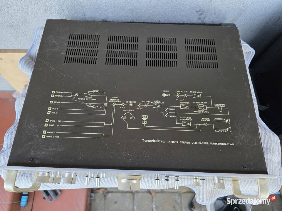 wzmacniacz transonic strato a9009 japan vintage Chełm Śląski sprzedam