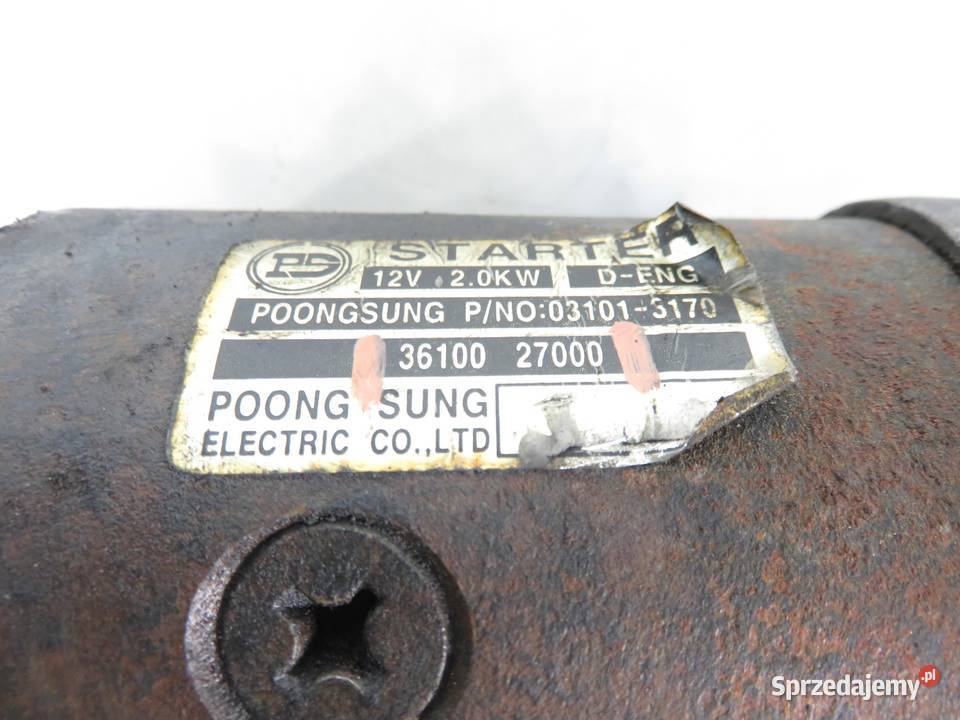 ROZRUSZNIK HYUNDAI SANTA F I 20 CRDi 3610027000 osobowe