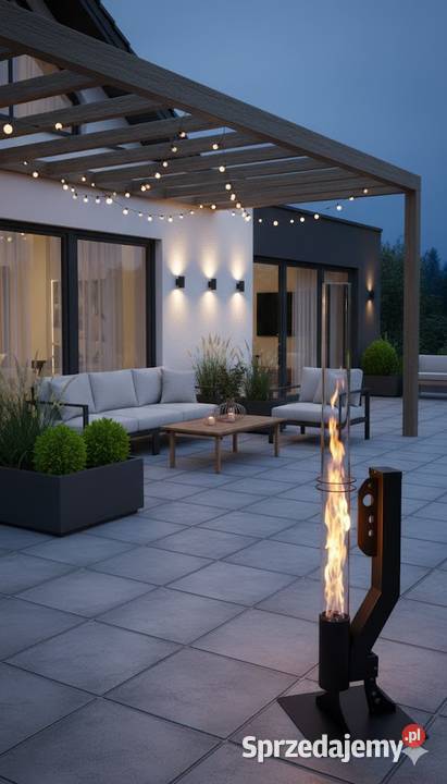 OGRZEWACZ TARASOWY na pellet ogniowa pochodnia śląskie Gierałtowice sprzedam