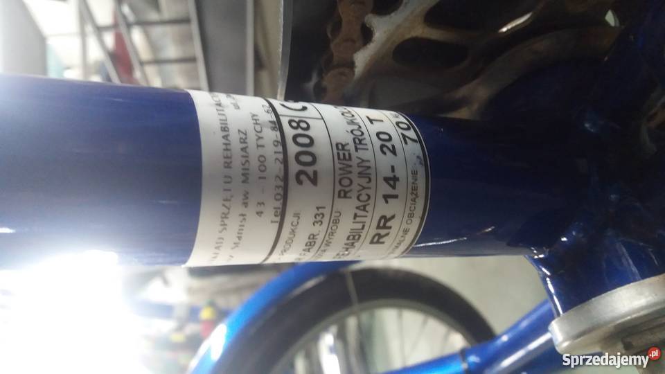 rower trójkołowy rehabilitacyjny Ogrodzieniec sprzedam