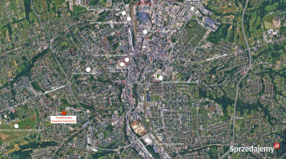 Działka pod inwestycję deweloperską 0m Bielsko-Biała sprzedam