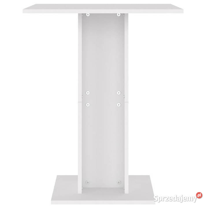 Stolik bistro biały 60x60x75 materiał Warszawa