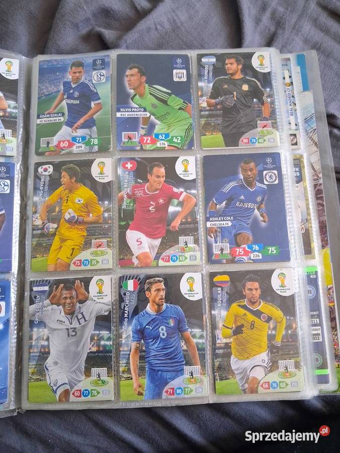 Wielka kolekcja kart Panini Adrenalyn XL Poznań sprzedam