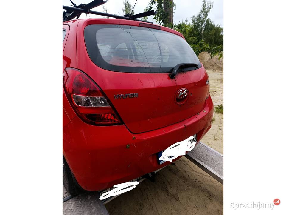 Hyundai i20 12 benzyna 2011r uszkodzony Sobótka