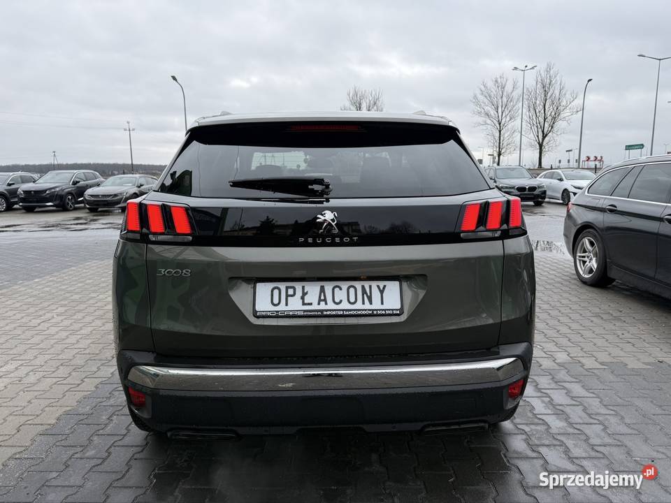 Peugeot 3008 16 benzyna Kamera Alu Zadbany Krośniewice