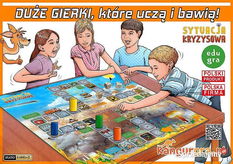 wielka gra planszowa SYTUACJA KRYZYSOWA dzieci Katowice