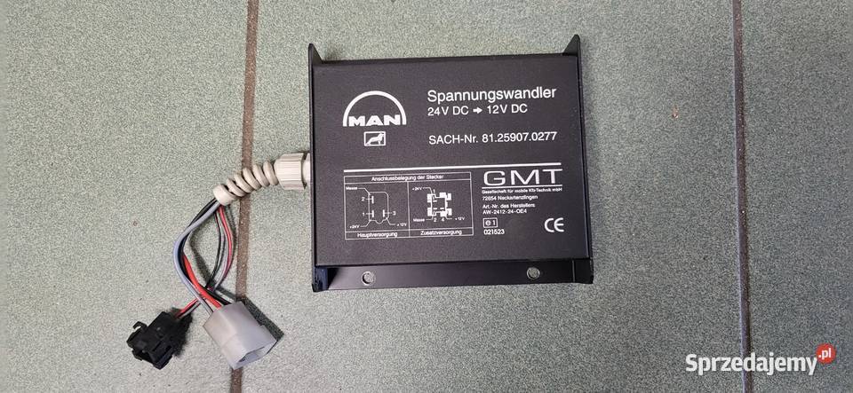 MAN przetwornica 24 V 12 V 81259070277 ciężarowe pomorskie Mojusz sprzedam