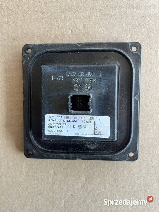 Renault Megane IV PRZETWORNICA LAMPY LED Moduł Międzychód