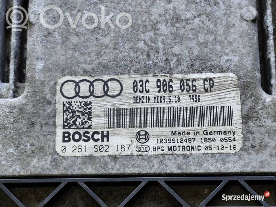 Audi A3 8P 14FSI STEROWNIK KOMPUTER SILNIKA ECU wielkopolskie