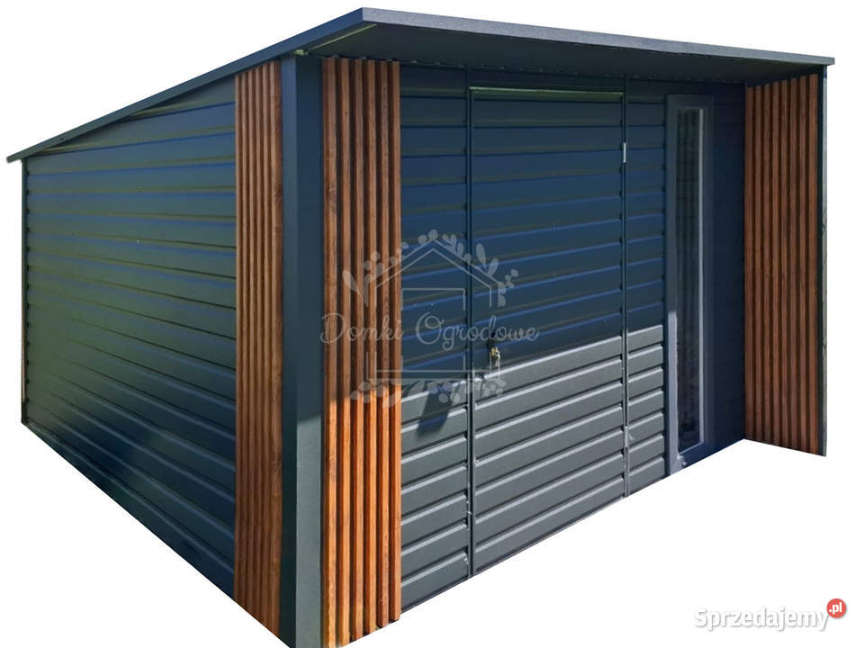Schowek domek ogrodowy 3x3 okno dekor z lameli Siedlce